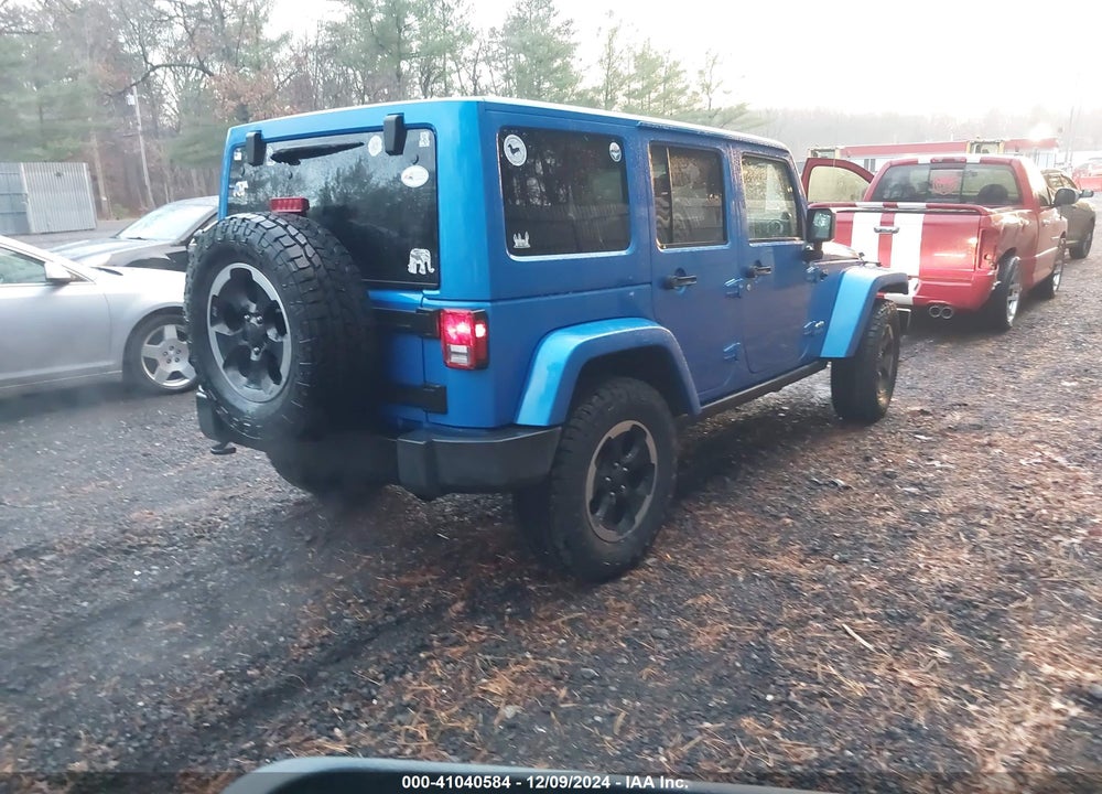 2014 ANGLER JEEP WR UNLIMITED POLAR EDITION VIN: 1C4HJWEG3EL224944