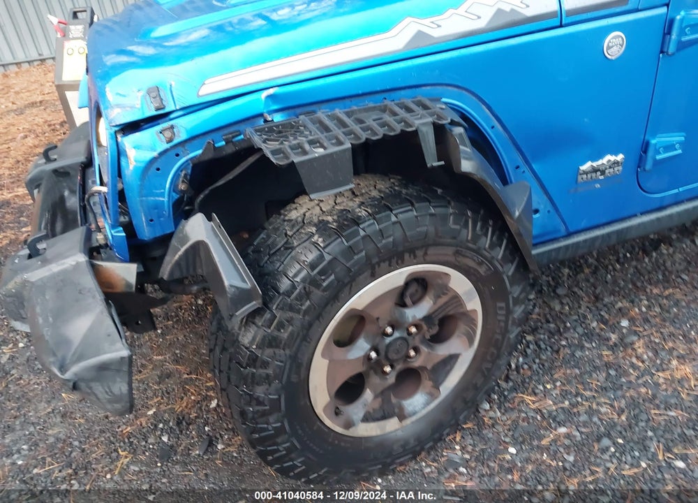 2014 ANGLER JEEP WR UNLIMITED POLAR EDITION VIN: 1C4HJWEG3EL224944