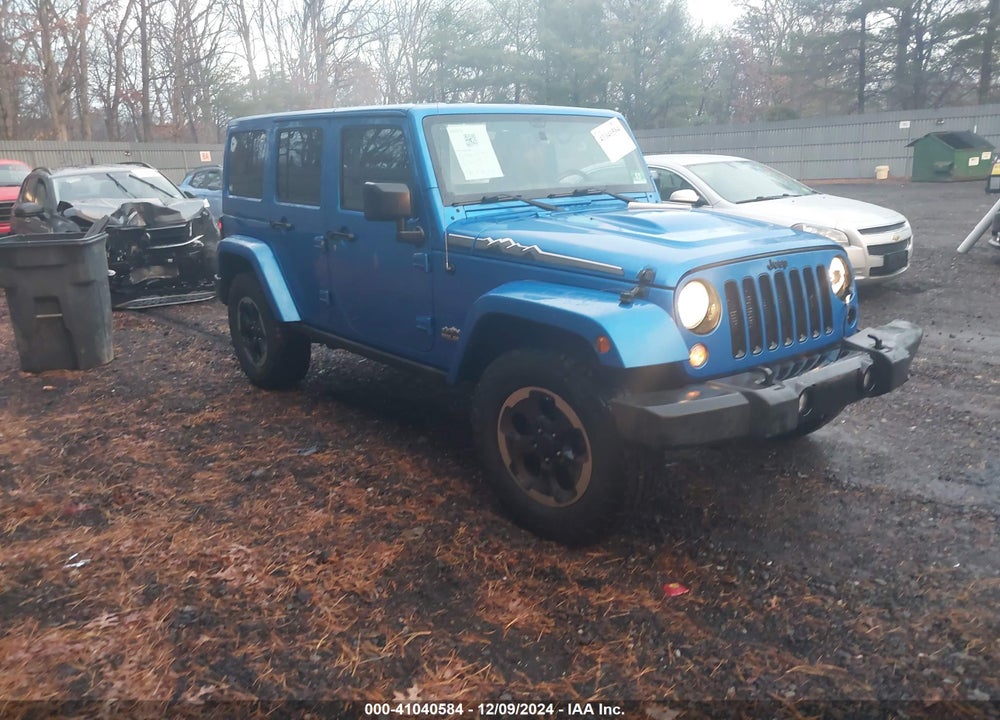 2014 ANGLER JEEP WR UNLIMITED POLAR EDITION VIN: 1C4HJWEG3EL224944