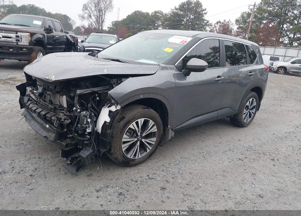 2022 NISSAN ROGUE SV FWD VIN: 5N1BT3BA1NC702465