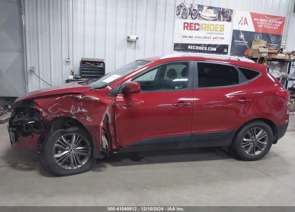 2014 HYUNDAI TUCSON SE VIN: KM8JUCAG1EU790782