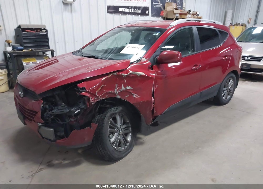 2014 HYUNDAI TUCSON SE VIN: KM8JUCAG1EU790782