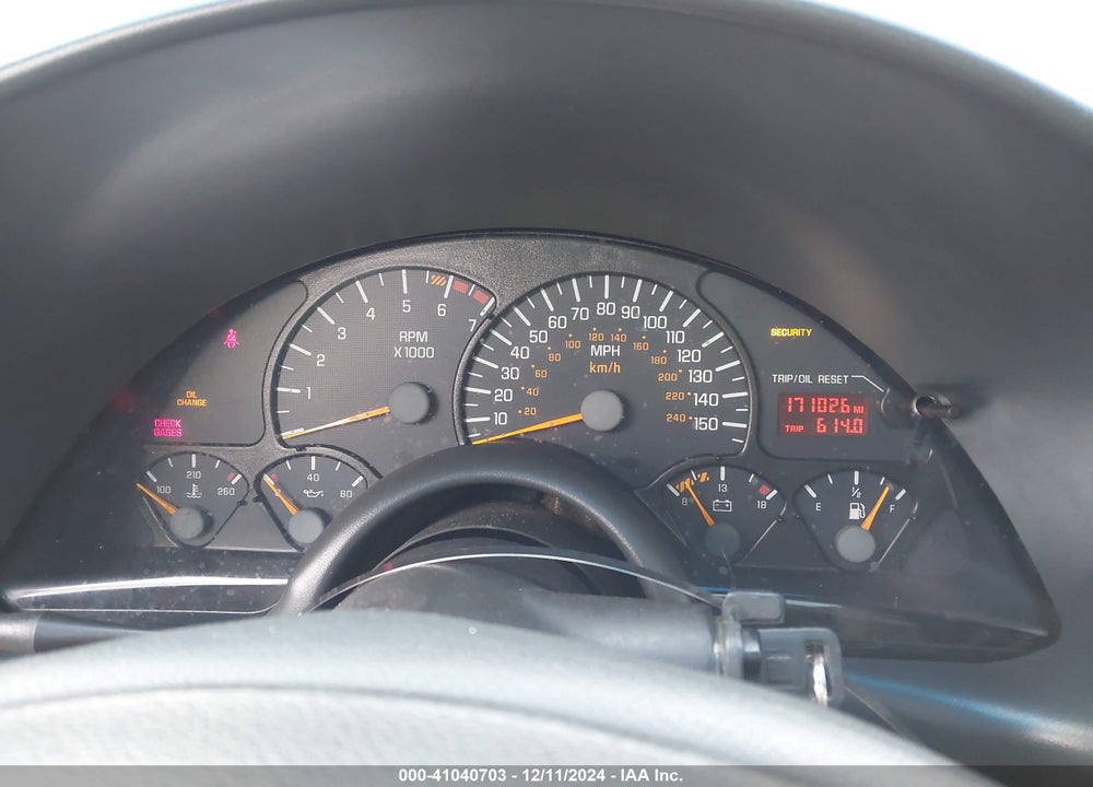 2000 PONTIAC FIREBIRD TRANS AM VIN: 2G2FV22GXY2120162