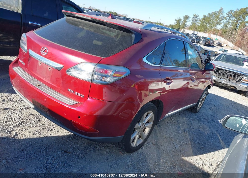 2010 LEXUS RX 350 VIN: JTJZK1BA0A2406649