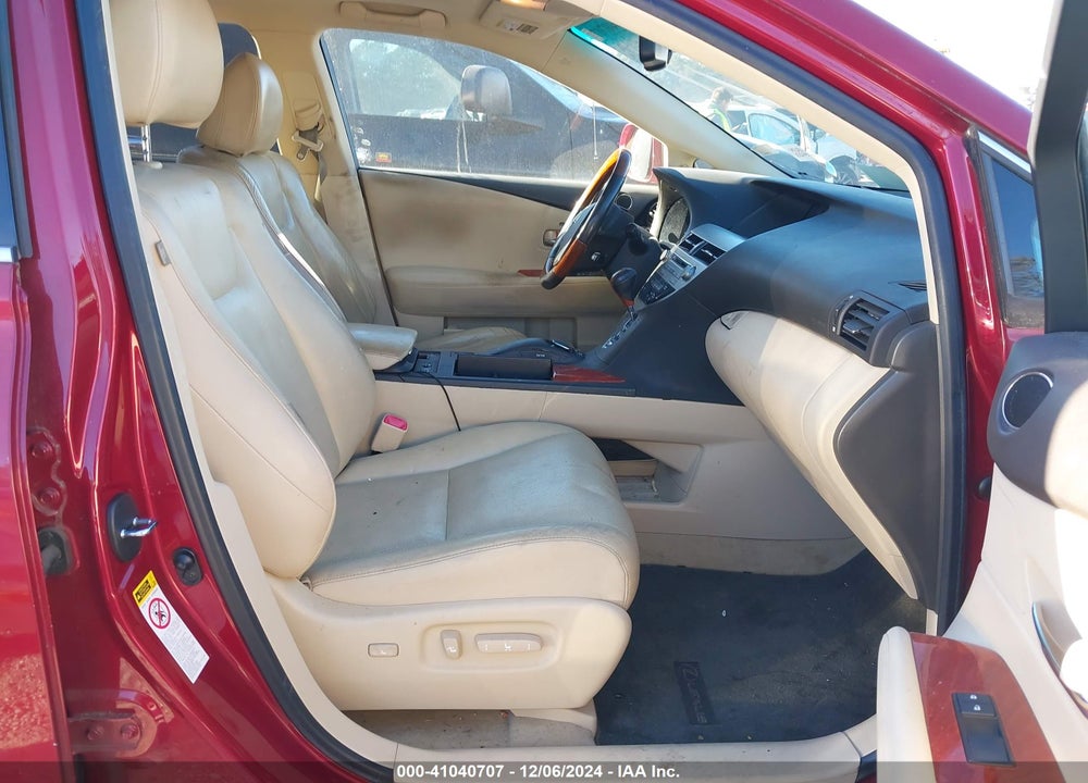 2010 LEXUS RX 350 VIN: JTJZK1BA0A2406649