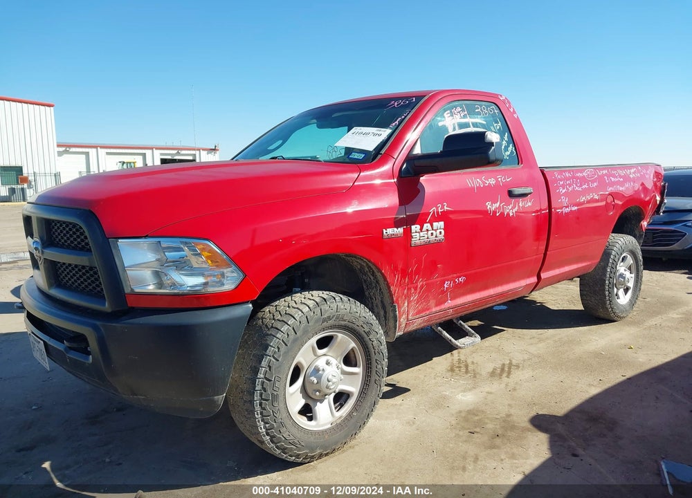 2017 RAM 3500 TRADESMAN  4X4 8' BOX VIN: 3C63R3AJ3HG638253