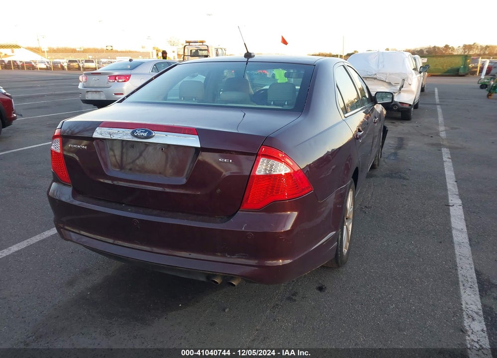 2012 FORD FUSION SEL VIN: 3FAHP0JAXCR334357