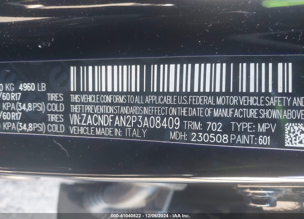 2023 DODGE HORNET GT AWD VIN: ZACNDFAN2P3A08409