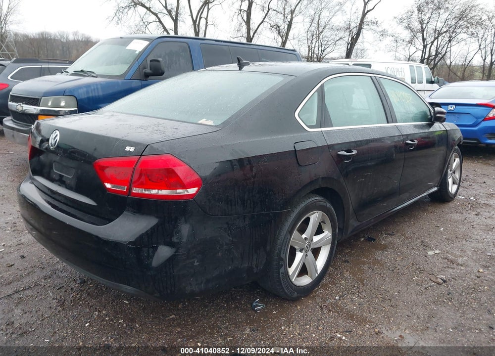 2013 VOLKSWAGEN PASSAT VIN: 1VWBP7A37DC101804