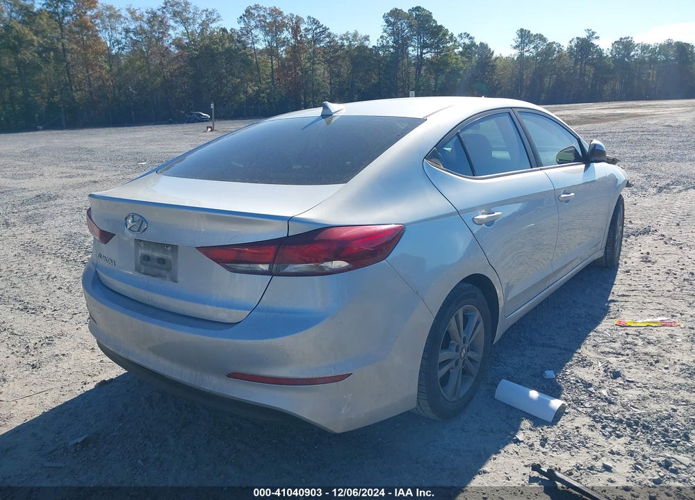2018 HYUNDAI ELANTRA SEL VIN: 5NPD84LFXJH294481