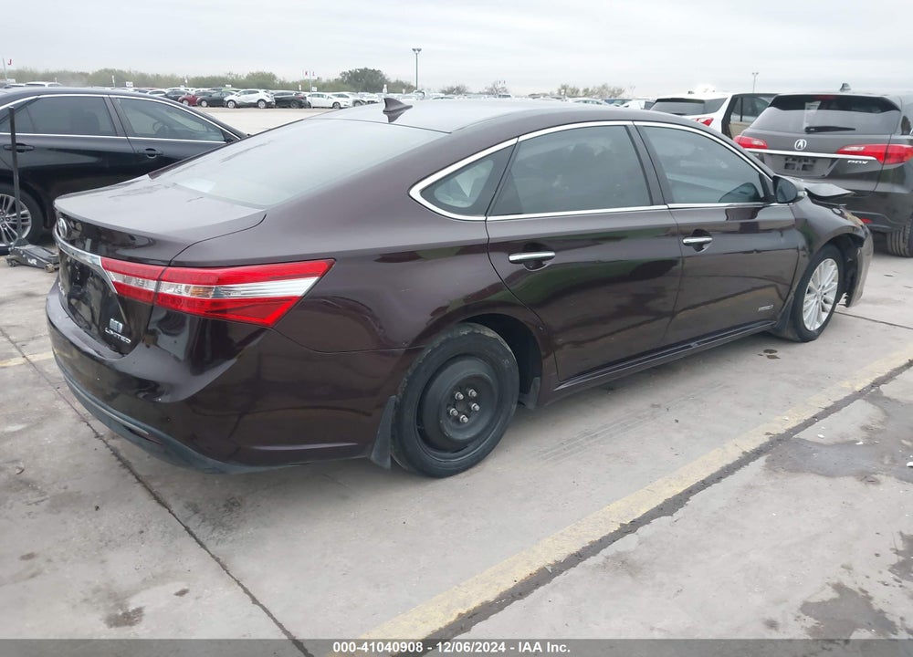2013 TOYOTA AVALON HYBRID LIMITED VIN: 4T1BD1EB1DU002363