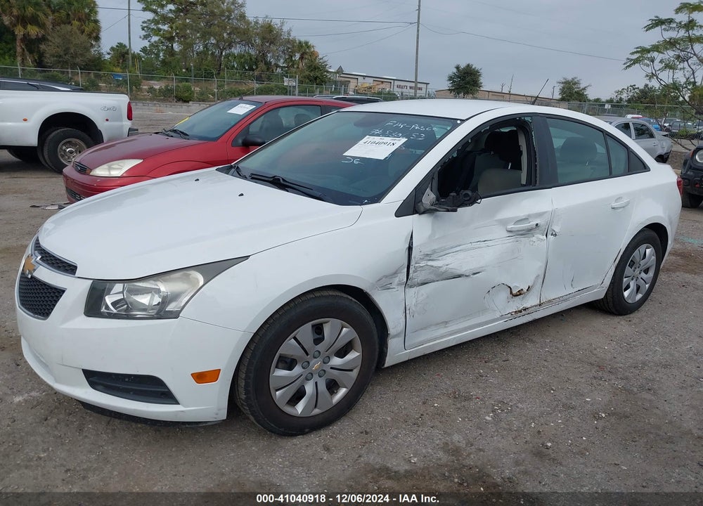 2013 CHEVROLET CRUZE LS MANUAL VIN: 1G1PB5SH4D7231224