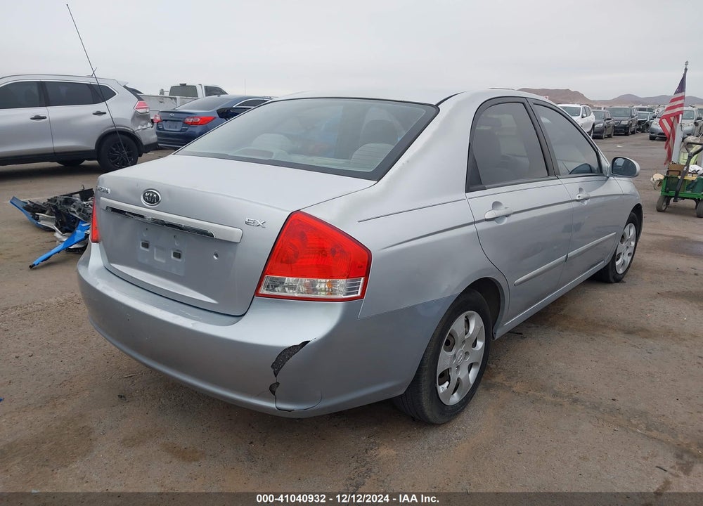 2007 KIA SPECTRA VIN: KNAFE121675411324