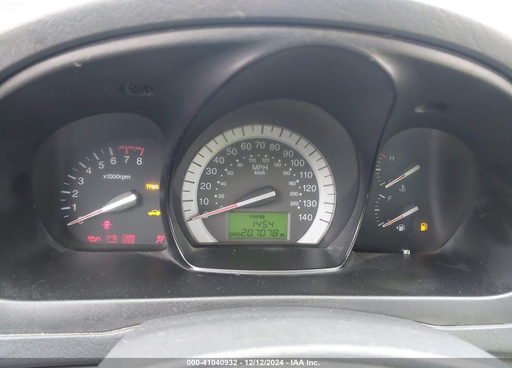 2007 KIA SPECTRA VIN: KNAFE121675411324