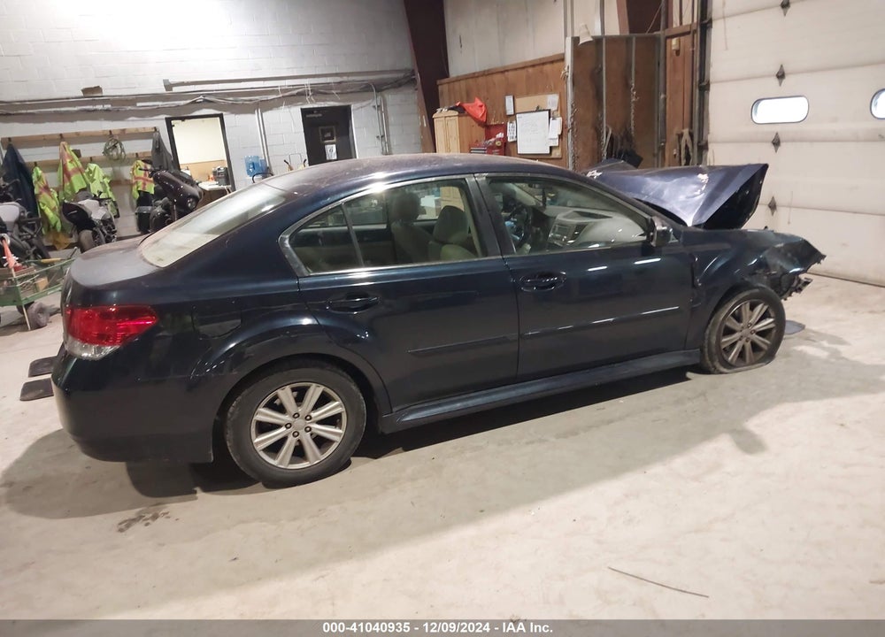 2012 SUBARU LEGACY 2.5I PREMIUM VIN: 4S3BMBC69C3040010