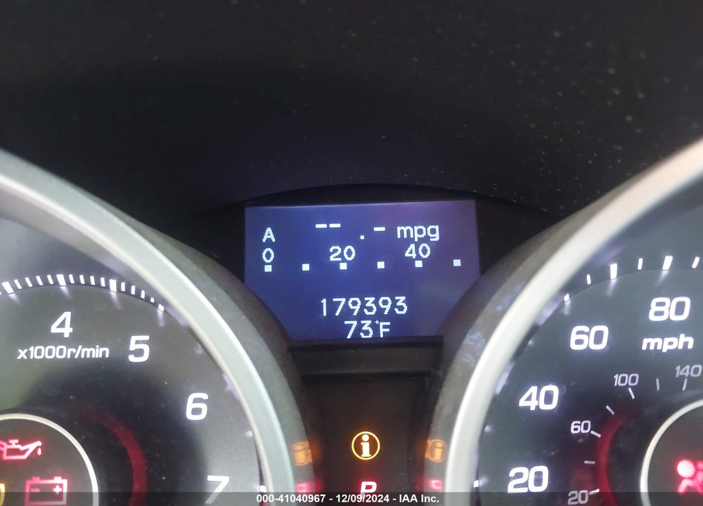 2012 ACURA TL 3.5 VIN: 19UUA8F79CA027926