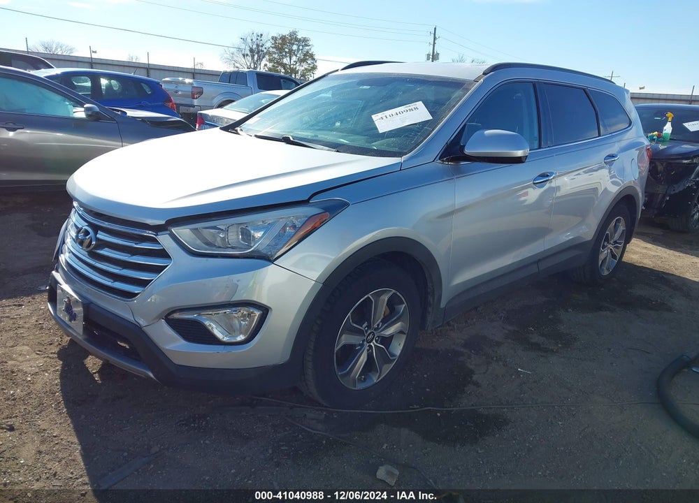 2014 HYUNDAI SANTA FE GLS VIN: KM8SMDHF7EU080194