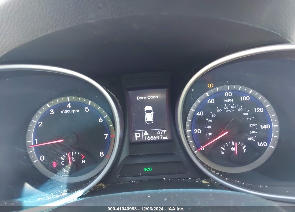 2014 HYUNDAI SANTA FE GLS VIN: KM8SMDHF7EU080194