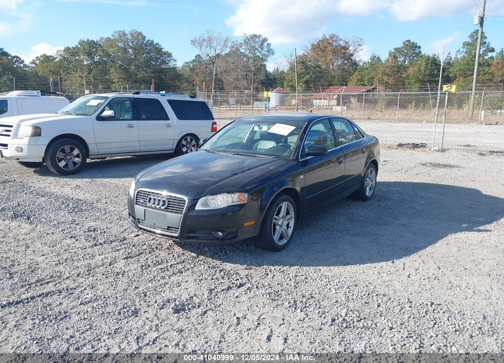 2007 AUDI A4 2.0T VIN: WAUDF78E57A116692