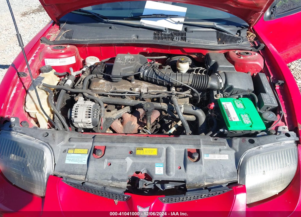 2000 PONTIAC SUNFIRE SE VIN: 1G2JB1245Y7160368