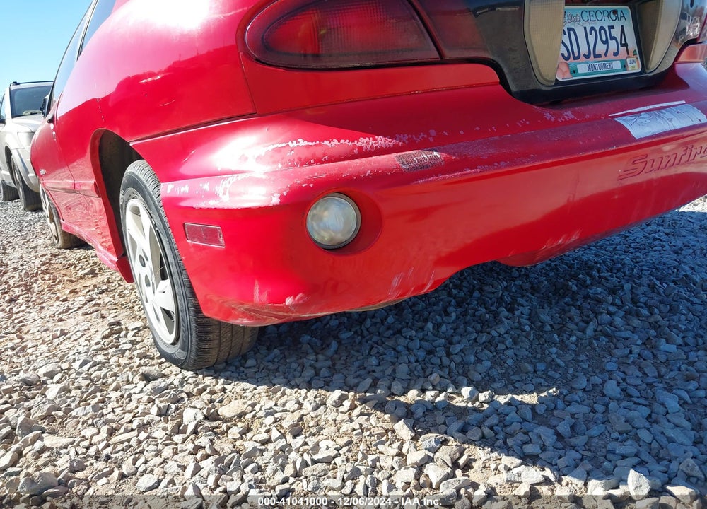 2000 PONTIAC SUNFIRE SE VIN: 1G2JB1245Y7160368
