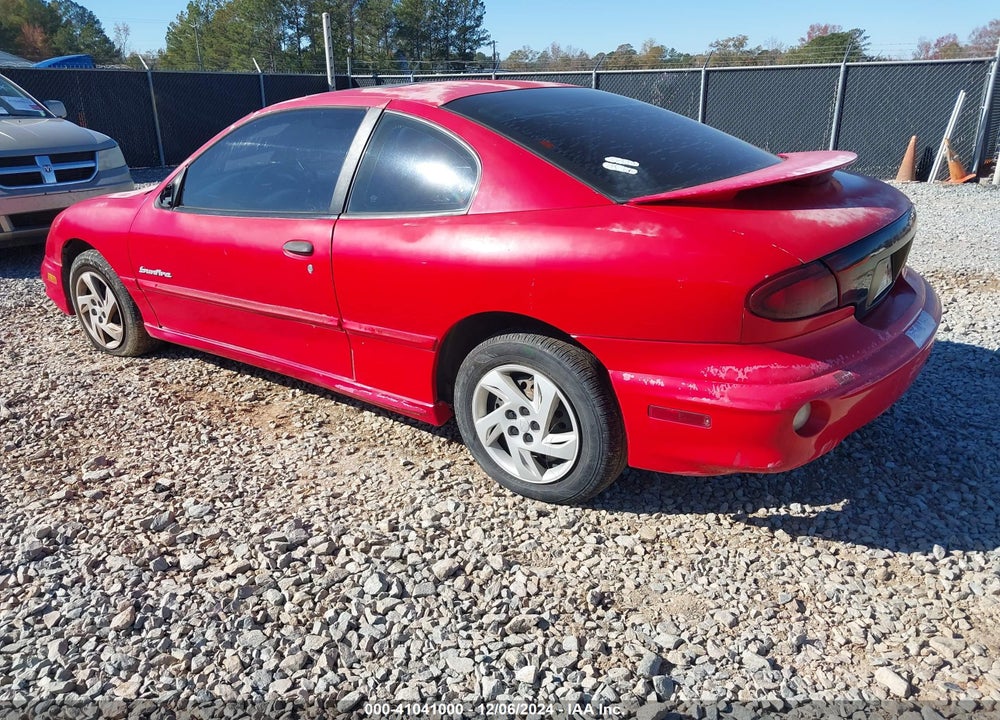 2000 PONTIAC SUNFIRE SE VIN: 1G2JB1245Y7160368