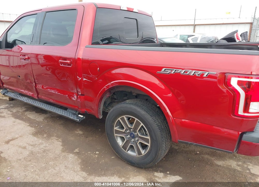 2017 FORD F-150 XLT VIN: 1FTEW1CF2HKD93168