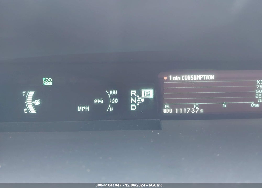 2013 TOYOTA PRIUS TWO VIN: JTDKN3DUXD1722617
