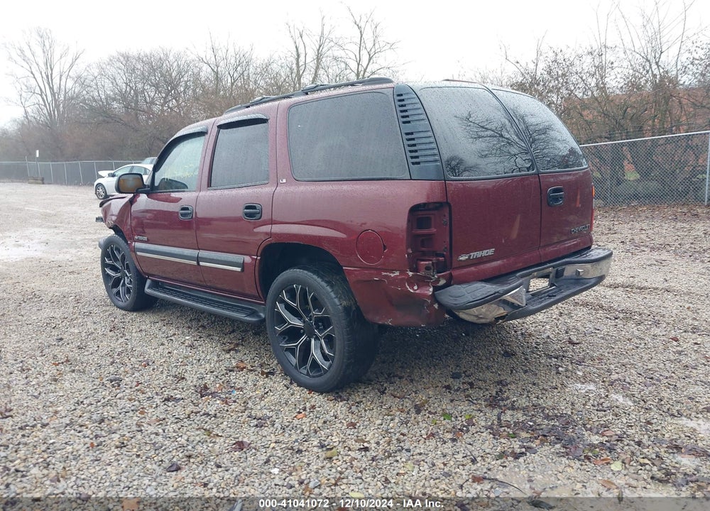 2000 CHEVROLET TAHOE ALL NEW LS VIN: 1GNEK13T7YJ117261