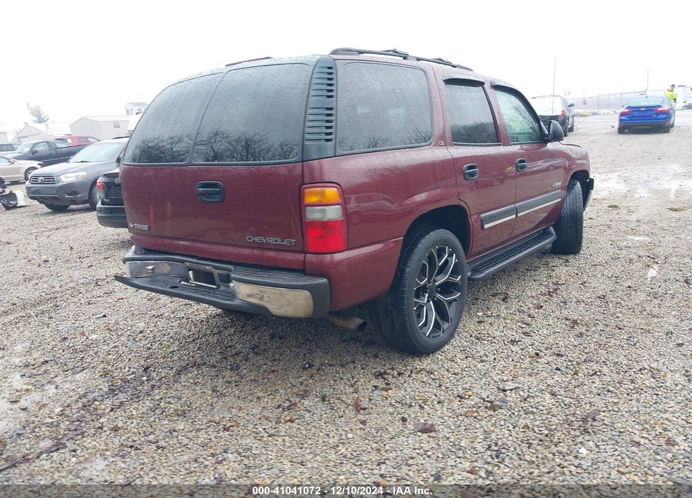 2000 CHEVROLET TAHOE ALL NEW LS VIN: 1GNEK13T7YJ117261