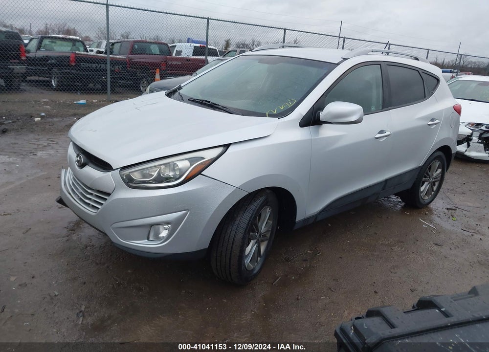 2014 HYUNDAI TUCSON SE VIN: KM8JU3AG9EU827268