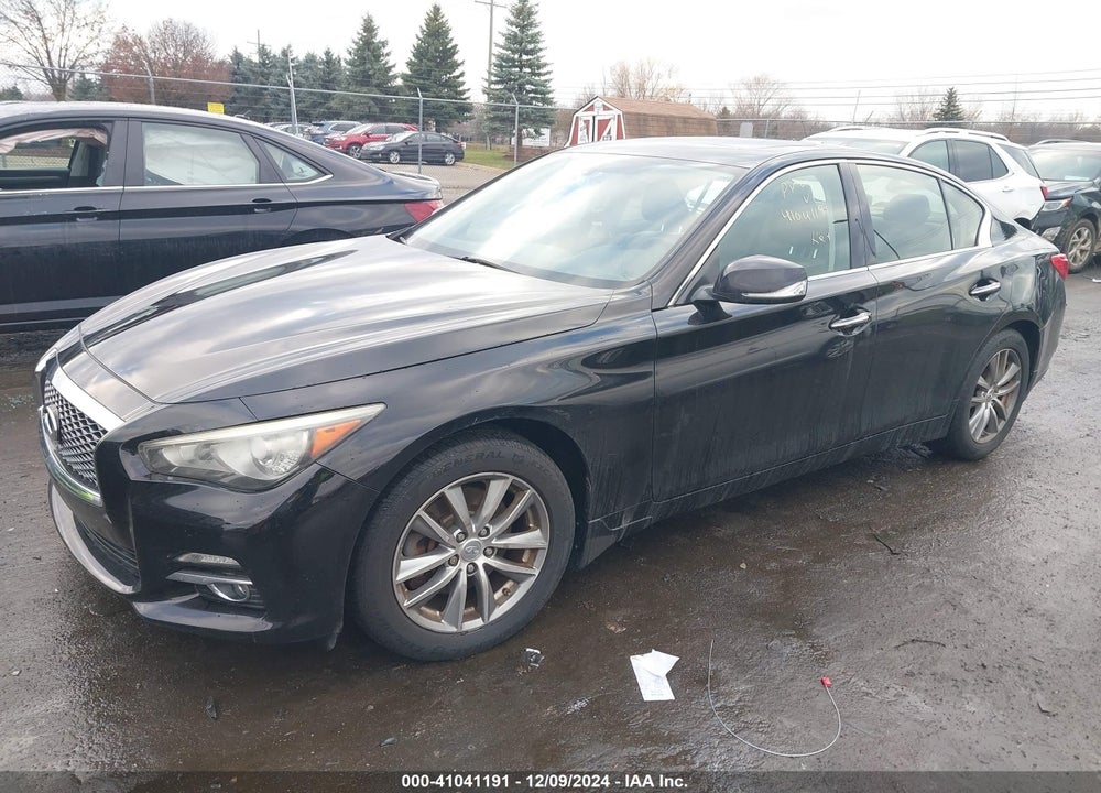 2014 INFINITI Q50 PREMIUM VIN: JN1BV7AR6EM687391