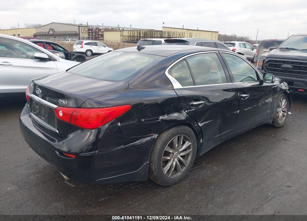 2014 INFINITI Q50 PREMIUM VIN: JN1BV7AR6EM687391