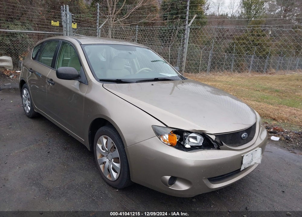 2008 SUBARU IMPREZA 2.5I VIN: JF1GH61668H817179