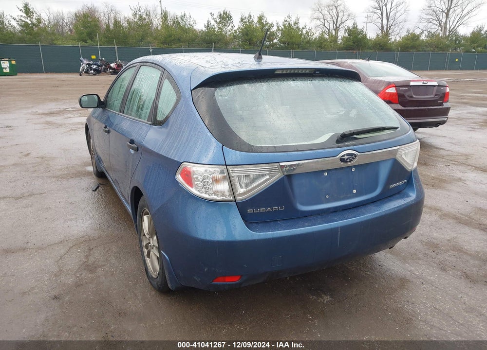 2008 SUBARU IMPREZA 2.5I VIN: JF1GH61638H816216