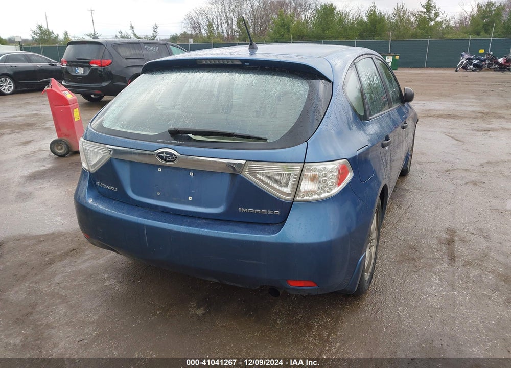 2008 SUBARU IMPREZA 2.5I VIN: JF1GH61638H816216