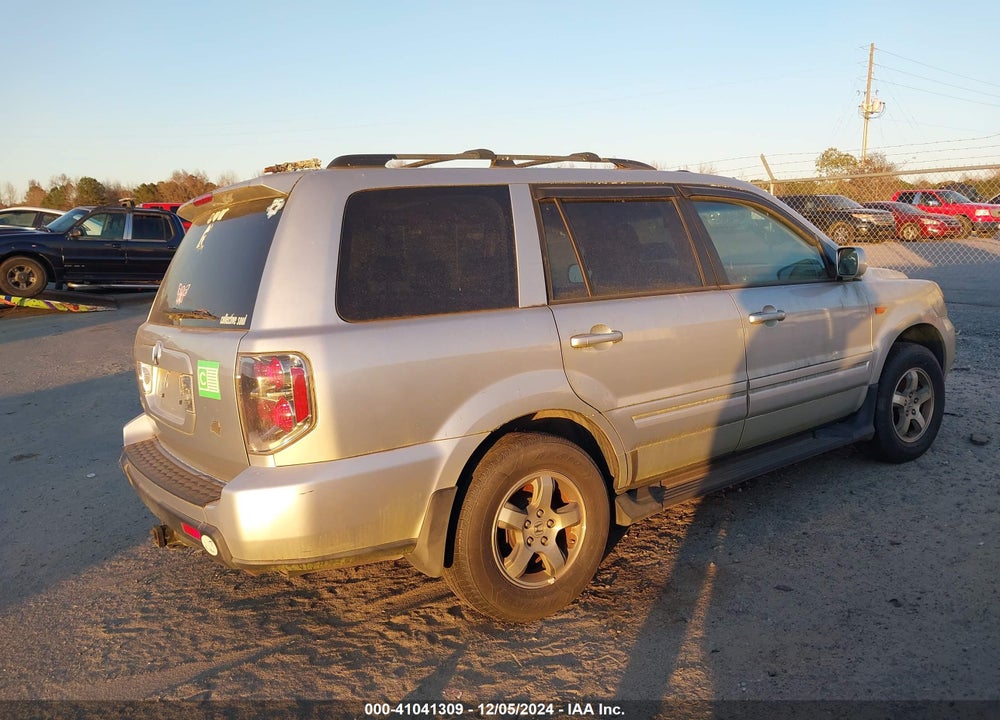 2007 HONDA PILOT EX-L VIN: 5FNYF28547B001306