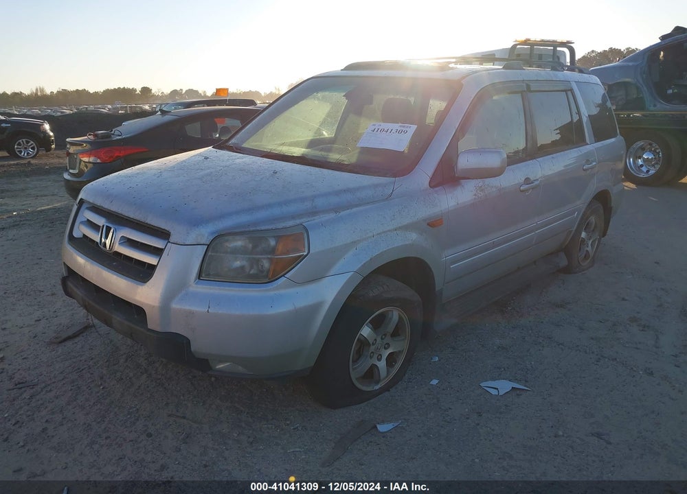 2007 HONDA PILOT EX-L VIN: 5FNYF28547B001306