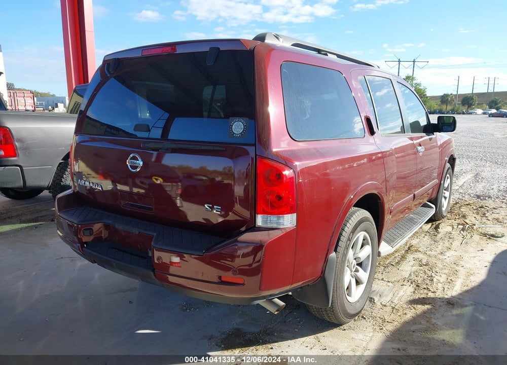 2010 NISSAN ARMADA SE VIN: 5N1BA0ND1AN616582