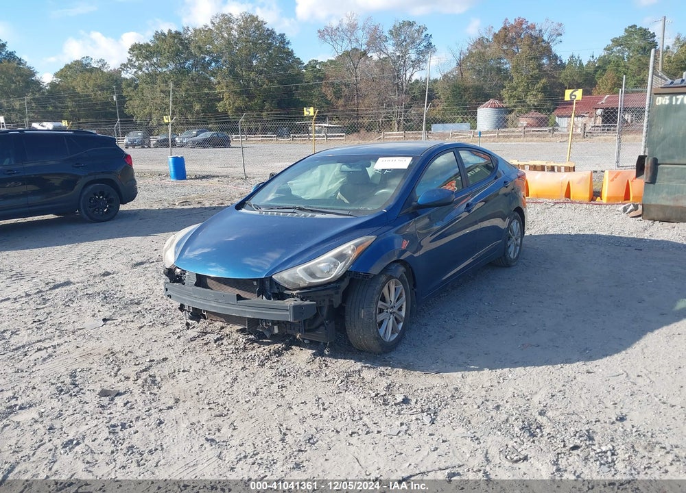2014 HYUNDAI ELANTRA SE VIN: KMHDH4AEXEU151919