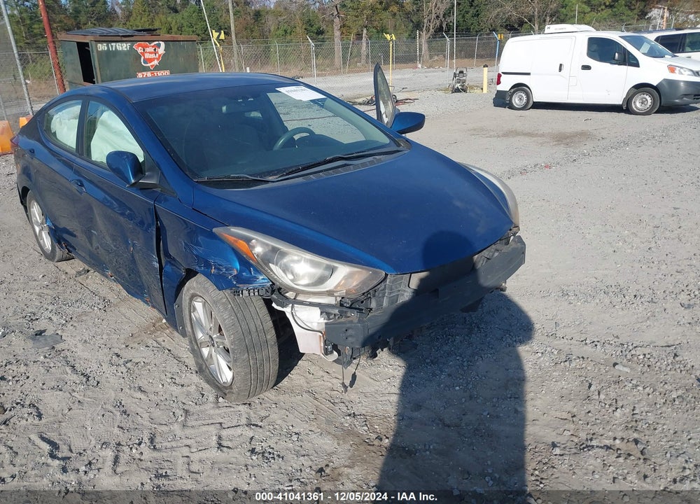 2014 HYUNDAI ELANTRA SE VIN: KMHDH4AEXEU151919