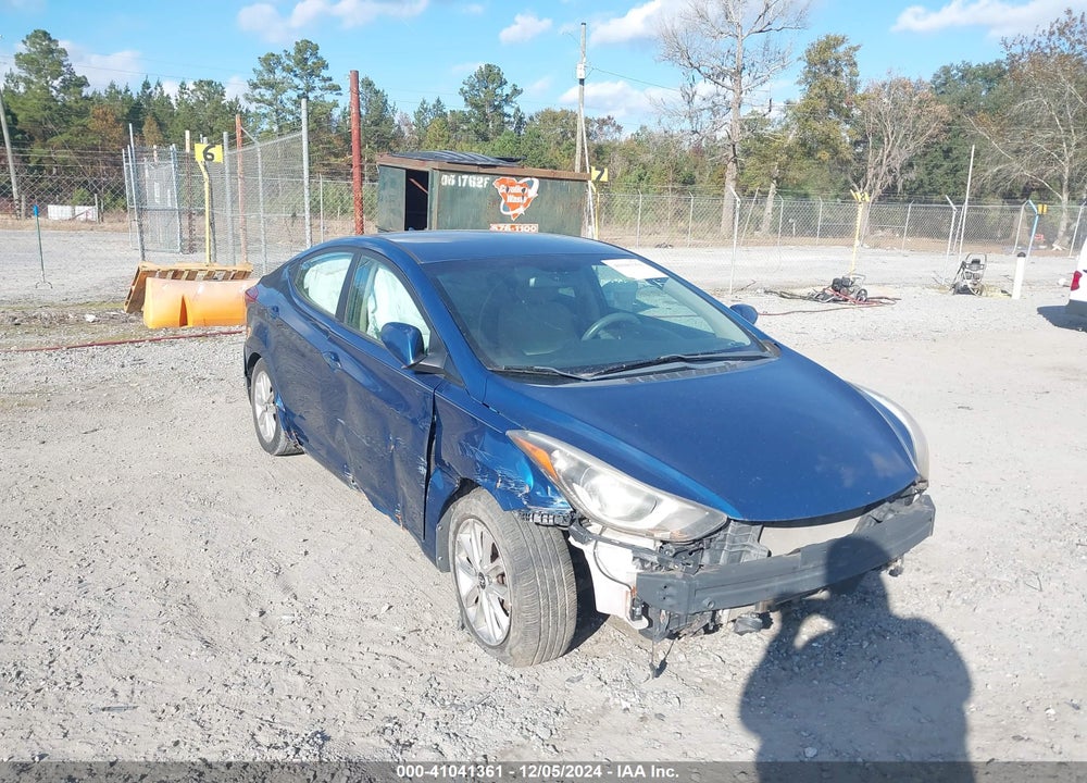 2014 HYUNDAI ELANTRA SE VIN: KMHDH4AEXEU151919
