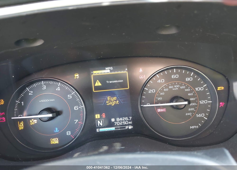 2019 SUBARU CROSSTREK 2.0I PREMIUM VIN: JF2GTAEC0KH314350