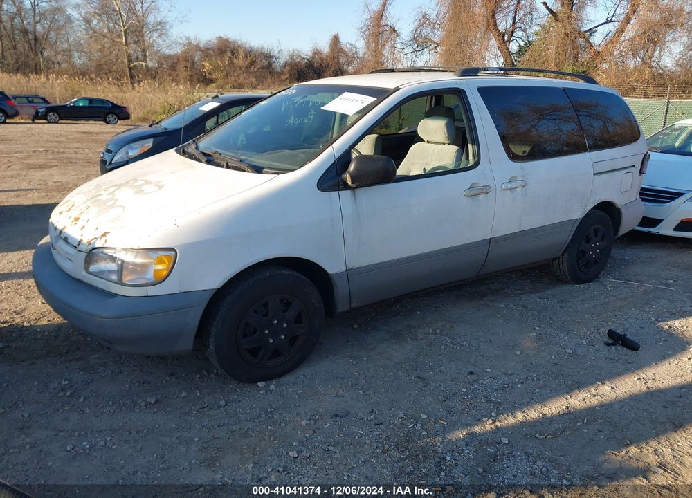 1999 TOYOTA SIENNA LE VIN: 4T3ZF13C6XU156616