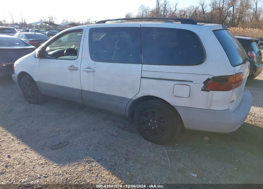 1999 TOYOTA SIENNA LE VIN: 4T3ZF13C6XU156616