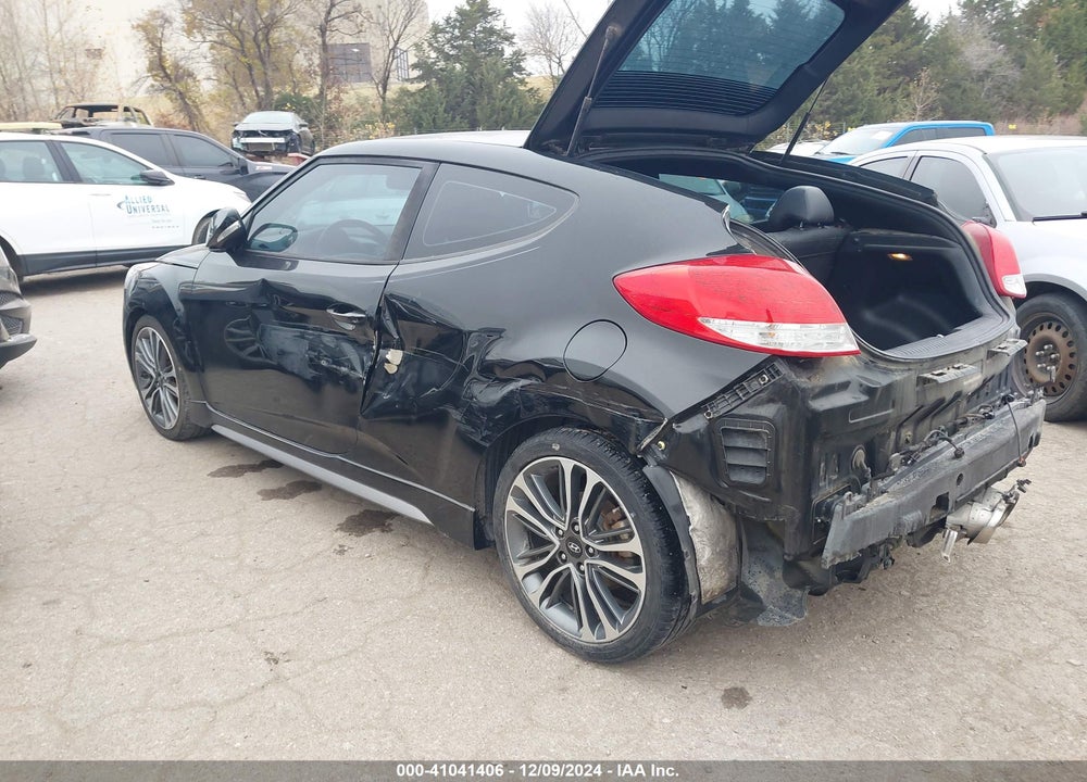 2016 HYUNDAI VELOSTER TURBO VIN: KMHTC6AE1GU290104