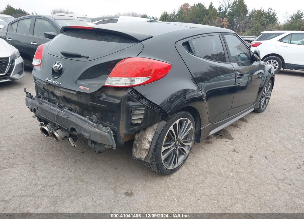 2016 HYUNDAI VELOSTER TURBO VIN: KMHTC6AE1GU290104