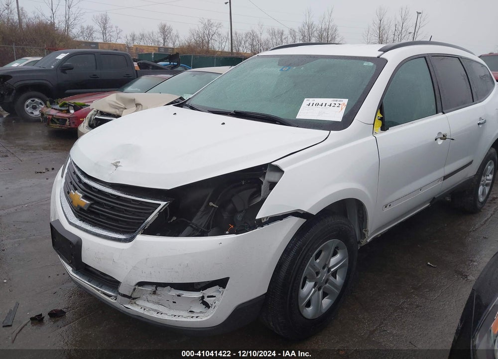 2017 CHEVROLET TRAVERSE LS VIN: 1GNKRFKD6HJ106984