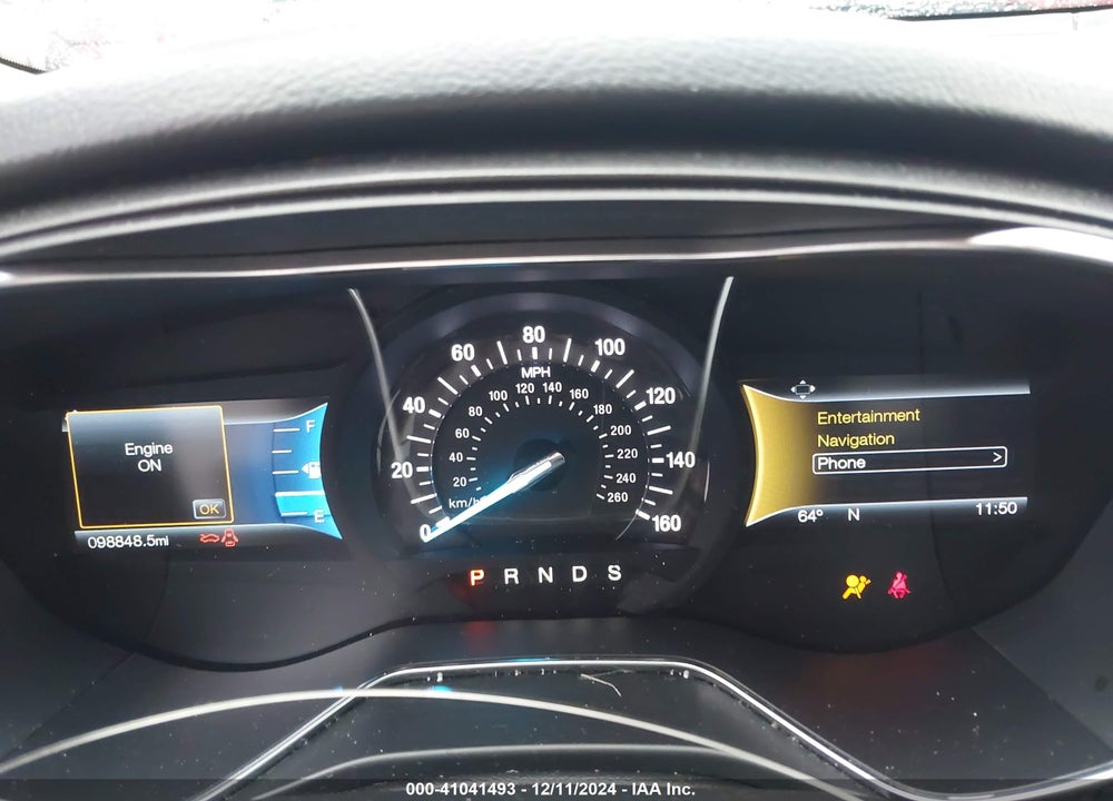 2017 FORD FUSION TITANIUM VIN: 3FA6P0K92HR414576