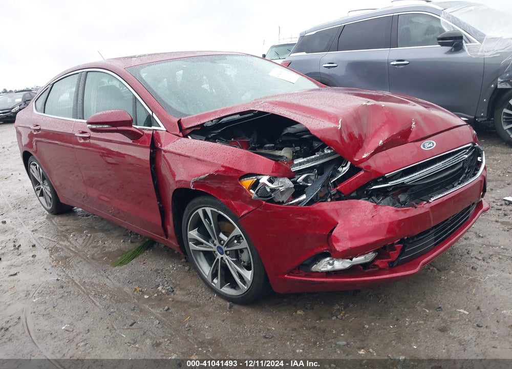 2017 FORD FUSION TITANIUM VIN: 3FA6P0K92HR414576